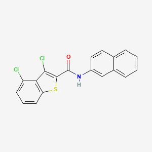 3,4-dichloro-N-(naphthalen-2-yl)-1-benzothiophene-2-carboxamide