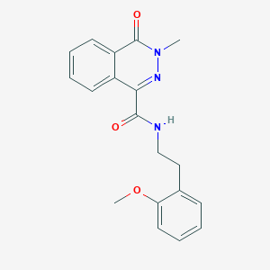 N-(2-methoxyphenethyl)-3-methyl-4-oxo-3,4-dihydro-1-phthalazinecarboxamide