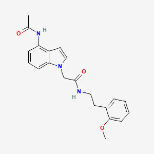 2-[4-(acetylamino)-1H-indol-1-yl]-N-(2-methoxyphenethyl)acetamide