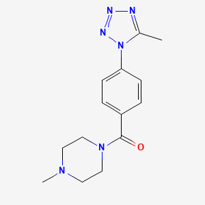 (4-methylpiperazin-1-yl)[4-(5-methyl-1H-tetrazol-1-yl)phenyl]methanone