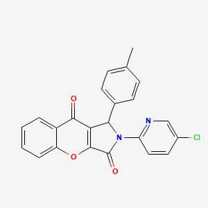 2-(5-Chloropyridin-2-yl)-1-(4-methylphenyl)-1,2-dihydrochromeno[2,3-c]pyrrole-3,9-dione