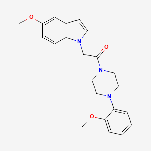 2-(5-methoxy-1H-indol-1-yl)-1-[4-(2-methoxyphenyl)piperazin-1-yl]ethanone