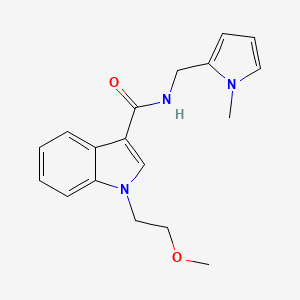 1-(2-methoxyethyl)-N-[(1-methyl-1H-pyrrol-2-yl)methyl]-1H-indole-3-carboxamide