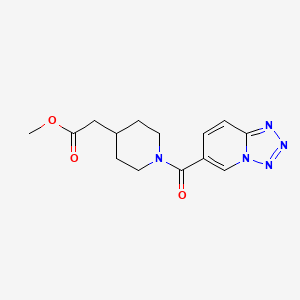 Methyl [1-(tetrazolo[1,5-a]pyridin-6-ylcarbonyl)piperidin-4-yl]acetate