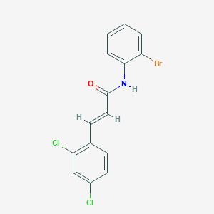 (2E)-N-(2-bromophenyl)-3-(2,4-dichlorophenyl)prop-2-enamide