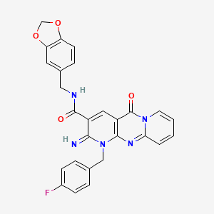 molecular formula C27H20FN5O4 B11125747 C27H20FN5O4 