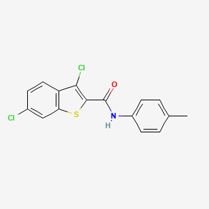 3,6-dichloro-N-(4-methylphenyl)-1-benzothiophene-2-carboxamide