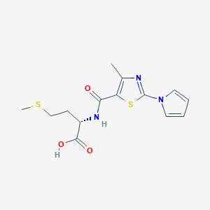 N-{[4-methyl-2-(1H-pyrrol-1-yl)-1,3-thiazol-5-yl]carbonyl}-L-methionine