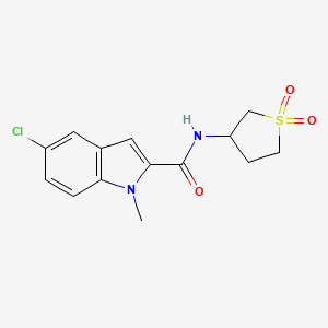 5-chloro-N-(1,1-dioxidotetrahydrothiophen-3-yl)-1-methyl-1H-indole-2-carboxamide