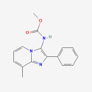 Methyl (8-methyl-2-phenylimidazo[1,2-a]pyridin-3-yl)carbamate