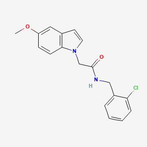 N-(2-chlorobenzyl)-2-(5-methoxy-1H-indol-1-yl)acetamide