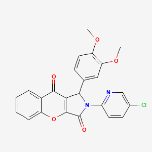 2-(5-Chloropyridin-2-yl)-1-(3,4-dimethoxyphenyl)-1,2-dihydrochromeno[2,3-c]pyrrole-3,9-dione