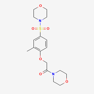 2-[2-Methyl-4-(morpholine-4-sulfonyl)-phenoxy]-1-morpholin-4-yl-ethanone