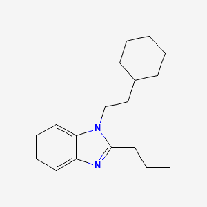 1-(2-cyclohexylethyl)-2-propyl-1H-benzimidazole