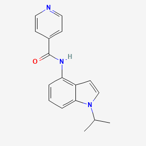 N-(1-isopropyl-1H-indol-4-yl)isonicotinamide