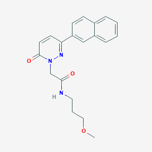 N-(3-methoxypropyl)-2-[3-(2-naphthyl)-6-oxo-1(6H)-pyridazinyl]acetamide