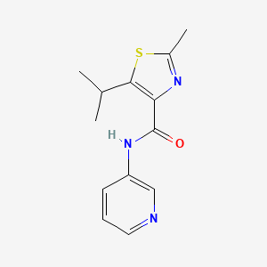 5-isopropyl-2-methyl-N-(3-pyridyl)-1,3-thiazole-4-carboxamide