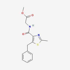 Methyl 2-{[(5-benzyl-2-methyl-1,3-thiazol-4-yl)carbonyl]amino}acetate