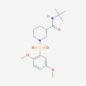 N-tert-butyl-1-[(2,5-dimethoxyphenyl)sulfonyl]piperidine-3-carboxamide