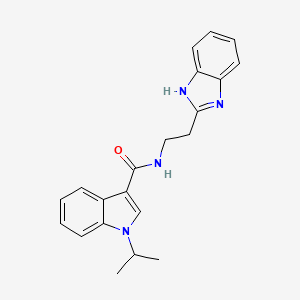 N-[2-(1H-1,3-benzimidazol-2-yl)ethyl]-1-isopropyl-1H-indole-3-carboxamide