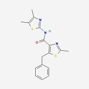 5-benzyl-N-(4,5-dimethyl-1,3-thiazol-2-yl)-2-methyl-1,3-thiazole-4-carboxamide