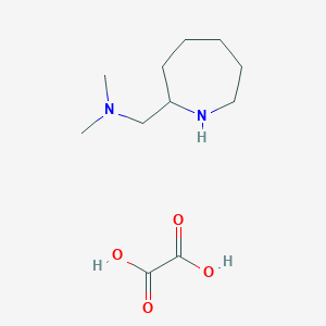 molecular formula C11H22N2O4 B111279 2-Azepanyl-N,N-dimethylmethanamine oxalate CAS No. 1177271-83-8