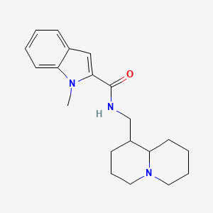 1-methyl-N-(octahydro-2H-quinolizin-1-ylmethyl)-1H-indole-2-carboxamide