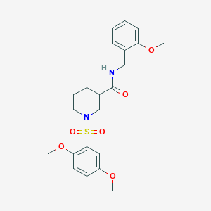 1-[(2,5-dimethoxyphenyl)sulfonyl]-N-(2-methoxybenzyl)piperidine-3-carboxamide