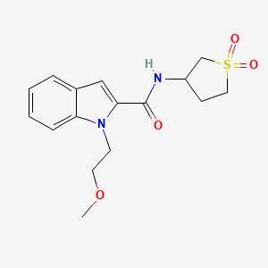 N-(1,1-dioxidotetrahydrothiophen-3-yl)-1-(2-methoxyethyl)-1H-indole-2-carboxamide