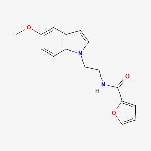 molecular formula C16H16N2O3 B11128085 N-[2-(5-methoxy-1H-indol-1-yl)ethyl]-2-furamide 