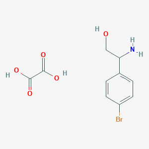 molecular formula C10H12BrNO5 B111283 2-Amino-2-(4-bromophenyl)ethanol oxalate CAS No. 1177311-18-0