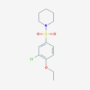 1-[(3-Chloro-4-ethoxyphenyl)sulfonyl]piperidine