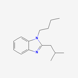 1-butyl-2-(2-methylpropyl)-1H-benzimidazole