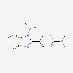 N,N-dimethyl-4-(1-propan-2-ylbenzimidazol-2-yl)aniline