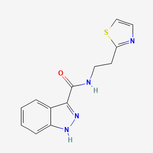 N-[2-(1,3-thiazol-2-yl)ethyl]-1H-indazole-3-carboxamide