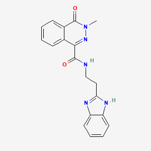 N-[2-(1H-1,3-benzimidazol-2-yl)ethyl]-3-methyl-4-oxo-3,4-dihydro-1-phthalazinecarboxamide