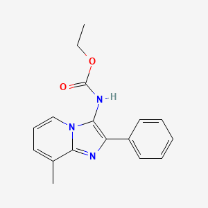 Ethyl (8-methyl-2-phenylimidazo[1,2-a]pyridin-3-yl)carbamate