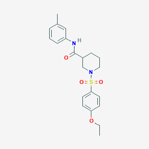 1-[(4-ethoxyphenyl)sulfonyl]-N-(3-methylphenyl)piperidine-3-carboxamide