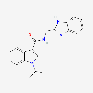 N-(1H-1,3-benzimidazol-2-ylmethyl)-1-isopropyl-1H-indole-3-carboxamide