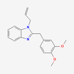 2-(3,4-dimethoxybenzyl)-1-(prop-2-en-1-yl)-1H-benzimidazole