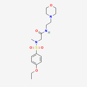 2-[(4-Ethoxy-benzenesulfonyl)-methyl-amino]-N-(2-morpholin-4-yl-ethyl)-acetamide