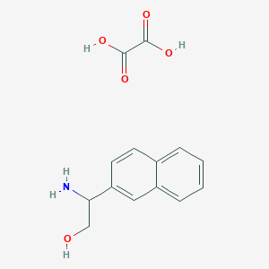 molecular formula C14H15NO5 B111291 2-Amino-2-(2-naphthyl)ethanol oxalate CAS No. 1177343-81-5