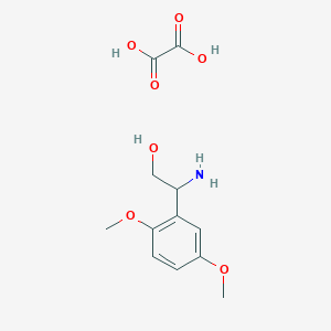 molecular formula C12H17NO7 B111292 2-Amino-2-(2,5-dimethoxyphenyl)ethanol oxalate CAS No. 1177348-03-6