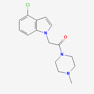 2-(4-chloro-1H-indol-1-yl)-1-(4-methylpiperazin-1-yl)ethanone