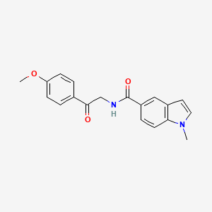 N-[2-(4-methoxyphenyl)-2-oxoethyl]-1-methyl-1H-indole-5-carboxamide