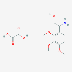 molecular formula C13H19NO8 B111295 2-Amino-2-(2,3,4-trimethoxyphenyl)ethanol oxalate CAS No. 1177356-46-5