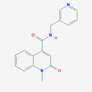 1-methyl-2-oxo-N-(3-pyridylmethyl)-1,2-dihydro-4-quinolinecarboxamide