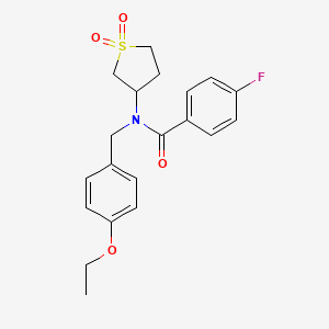 N-(1,1-dioxidotetrahydrothiophen-3-yl)-N-(4-ethoxybenzyl)-4-fluorobenzamide