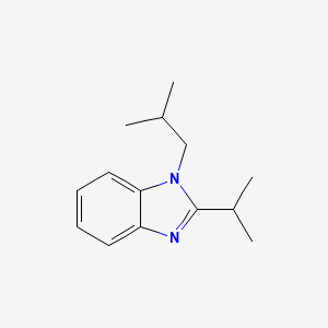 molecular formula C14H20N2 B11130066 1-Isobutyl-2-isopropyl-1h-benzimidazole 