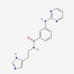 N-[2-(1H-imidazol-4-yl)ethyl]-3-(2-pyrimidinylamino)benzamide